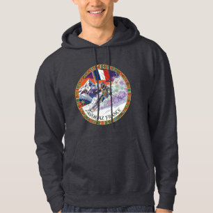 Skifahrer Avoriaz, Frankreich, Mann Hoodie