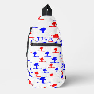 Skifahrer Crossbody Bag