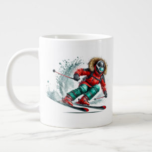 Skifahrer Jumbo Jumbo-Tasse