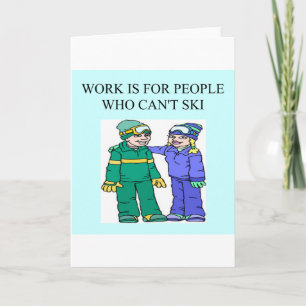 Skifahrer Karte