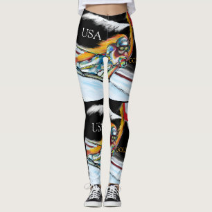 Skifahrer Leggings