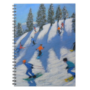 Skifahrer Lofer 2010 Notizblock