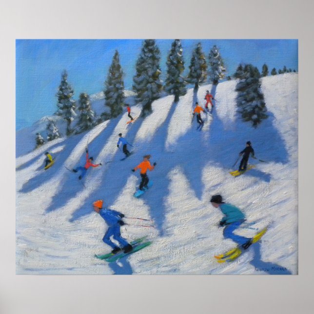 Skifahrer Lofer 2010 Poster (Vorne)