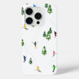 Skifahrer Skifahren Winterbaume Case-Mate iPhone Hülle