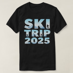 Skifahrt 2025 Männer - Frauen Langschläfer T-Shirt