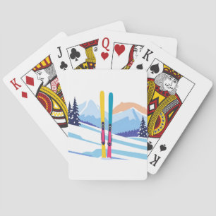 Skiferien Spielkarten