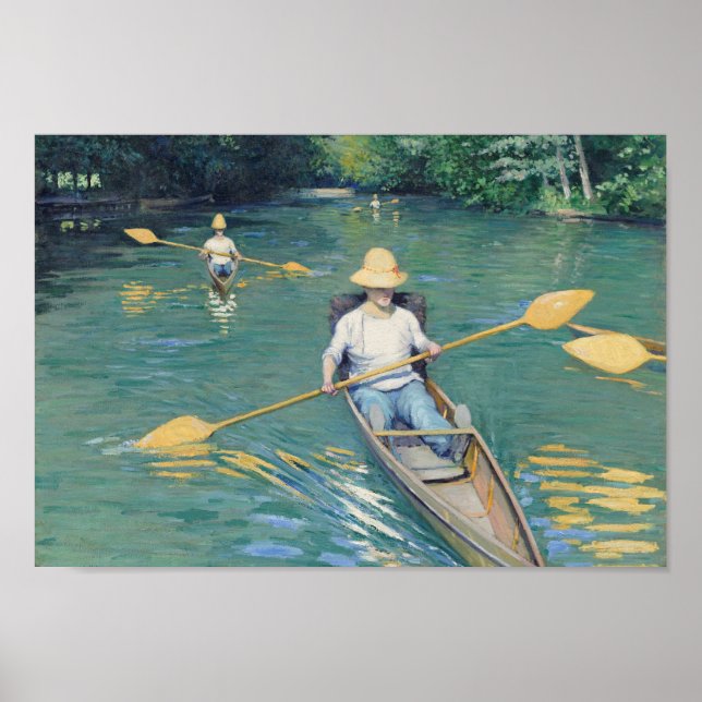 Skiffs - Gustave Caillebotte Poster (Vorne)