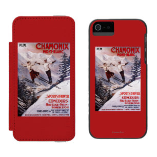 Skiförderungsposter Incipio Watson™ iPhone 5 Geldbörsen Hülle