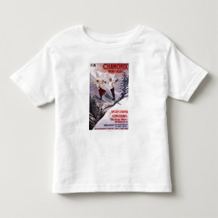 Skiförderungsposter Kleinkind T-shirt