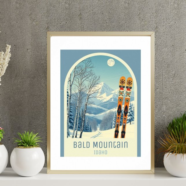 Skigebiet Bald Mountain Idaho Poster (Von Creator hochgeladen)