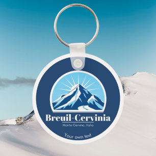 Skigebiet Breuil-Cervinia Italien Schlüsselanhänger