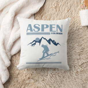 Skigebiet Colorado Aspen Kissen