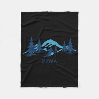 Skigebiet Iowa Skifahren Skifahrer  Fleecedecke