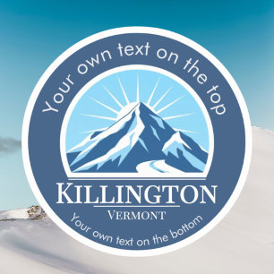 Skigebiet Killington Vermont Aufkleber