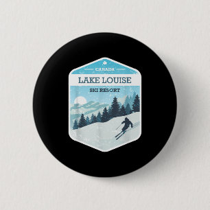 Skigebiet Lake Louise Kanada Snowboarden Skifahren Button