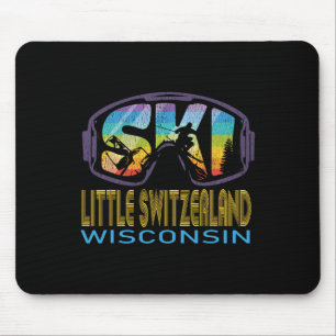 Skigebiet Little Switzerland Wisconsin Skiurlaub Mousepad