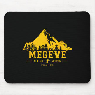 Skigebiet Megève Frankreich Alpin-Skilauf Französi Mousepad