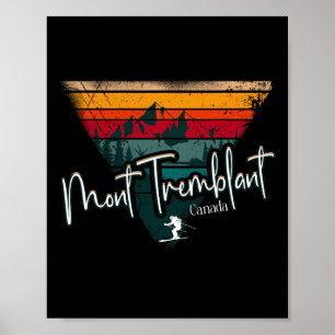 Skigebiet Mont Tremblant Kanada Quebec Skifahren A Poster
