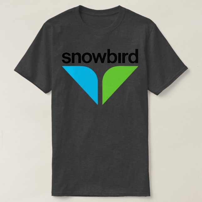 Skigebiet Snowbird 2 T-Shirt (Design vorne)