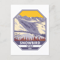 Skigebiet Snowbird Winter Utah