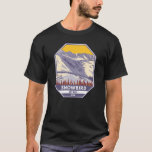 Skigebiet Snowbird Winter Utah T-Shirt<br><div class="desc">Das Snowbird Winter Kunstdesign zeigt die Winterlandschaft.</div>