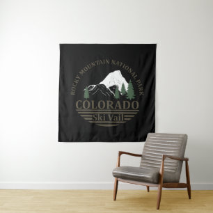 Skigebiet Vail Colorado Wandteppich