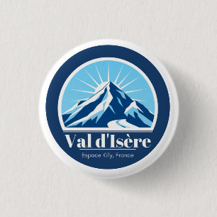 Skigebiet Val d'Isère Frankreich Button