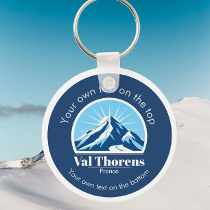 Skigebiet Val Thorens Frankreich Schlüsselanhänger