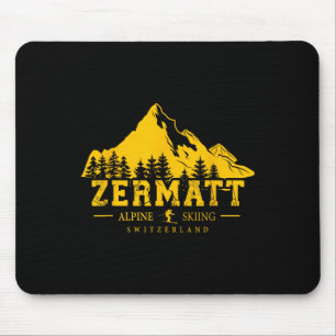Skigebiet Zermatt Schweiz Alpin-Skilauf Schweizer Mousepad