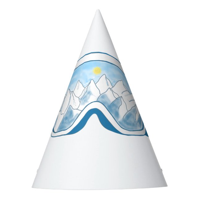 Skigelände Partyhütchen (Vorderseite)