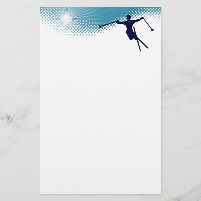 Skihang Briefpapier (Vorderseite)
