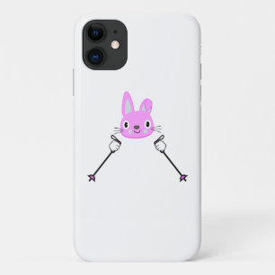 Skihasen mit Skistöcken Case-Mate iPhone Hülle