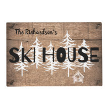 Skihaus Rustikales Holz