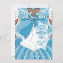 [SKII] Blue Magical Girl Birthday Invitation