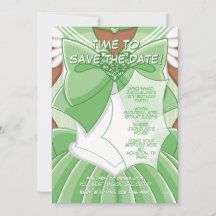 [SKII] Green Magical Girl Birthday Invitation