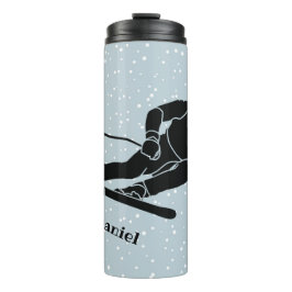 Skiing Design Thermal Tumbler Thermosbecher