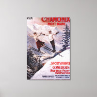 Skiing Promotionplakat