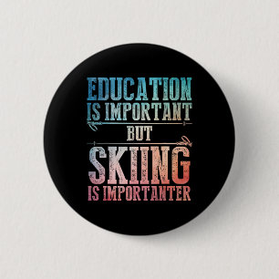 Skikunst Für Männer Frauen Kinder Wintersport Ski Button