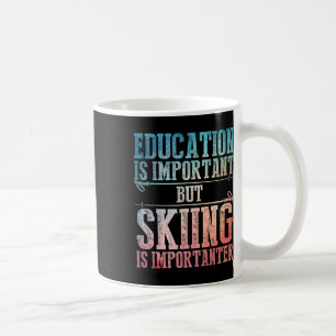 Skikunst für Männer Frauen Kinder Wintersport Skil Kaffeetasse