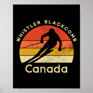 Skilanglauf Whistler Blackcomb Kanada Berg Poster