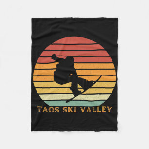 Skilanglaufbahn Taos New Mexico Snowboarden Fleecedecke