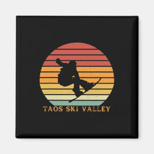 Skilanglaufbahn Taos New Mexico Snowboarden Magnet