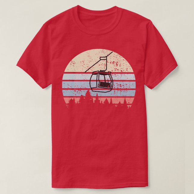 Skilift Retro 2 T-Shirt (Design vorne)