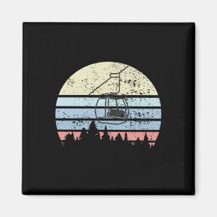Skilift Retro Magnet