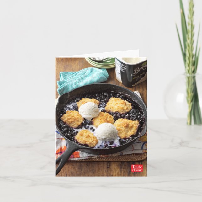 Skillet Bluberry Absacken Karte (Vorderseite)