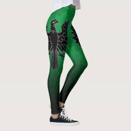 SKILLHAUSE - SCHWARZE EDELFALLE LEGGINGS