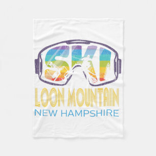 Skiloon Berg New Hampshire Skiurlaub Fleecedecke