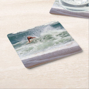 Skimboarding von Shirley Taylor Rechteckiger Pappuntersetzer