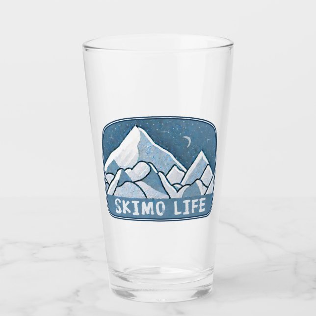 Skimo Life Glas (Vorderseite)