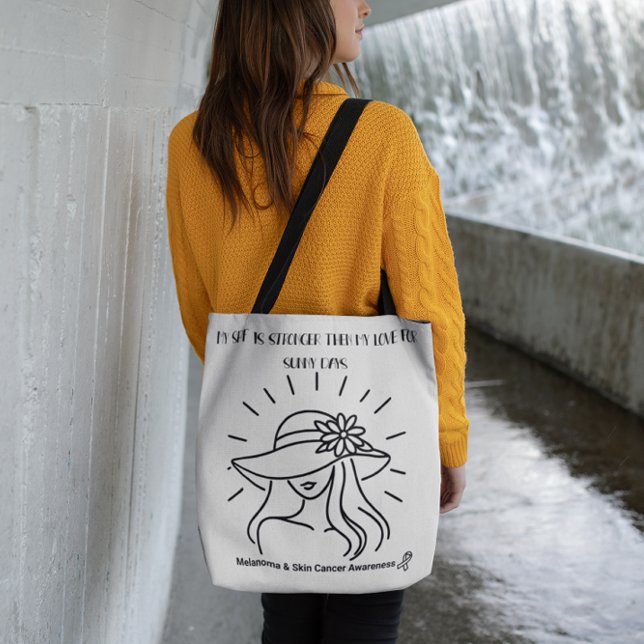 Skin Canner Melanoma Awareness Sun Safety Tasche (Von Creator hochgeladen)